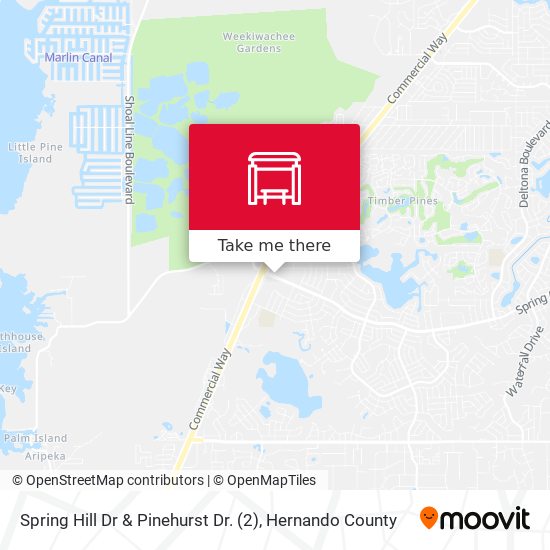 Spring Hill Dr & Pinehurst Dr. (2) map