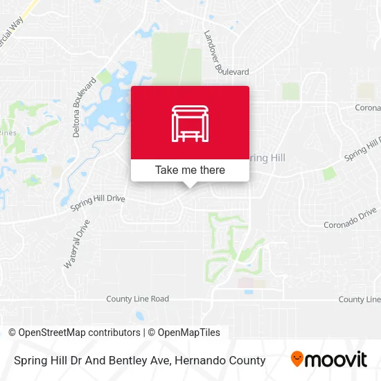 Mapa de Spring Hill Dr And Bentley Ave