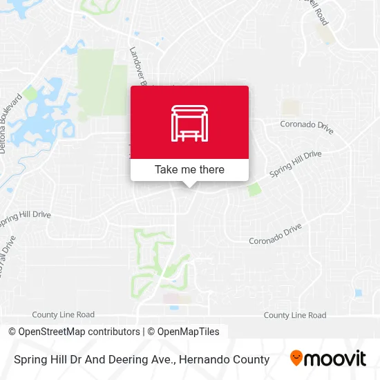 Spring Hill Dr And Deering Ave. map