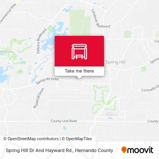 Mapa de Spring Hill Dr And Hayward Rd.