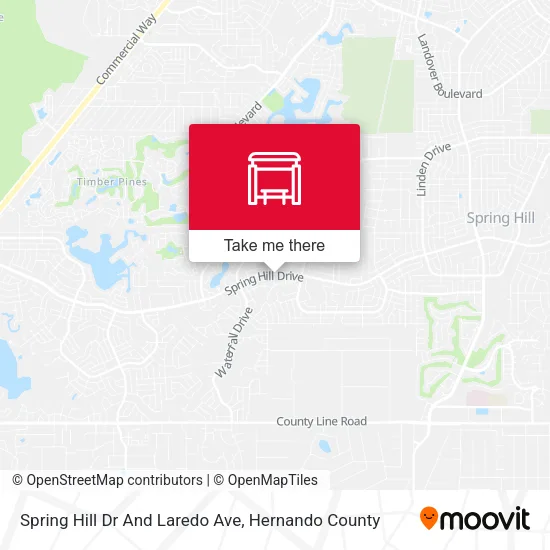 Mapa de Spring Hill Dr And Laredo Ave