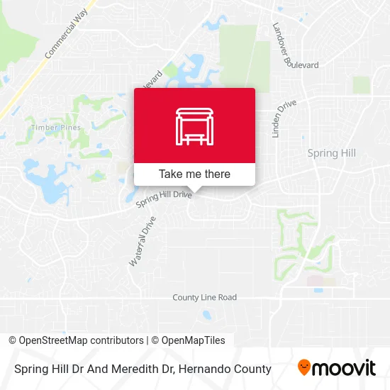 Spring Hill Dr And Meredith Dr map