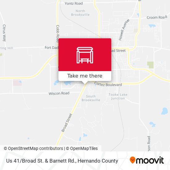 Us 41/Broad St. & Barnett Rd. map