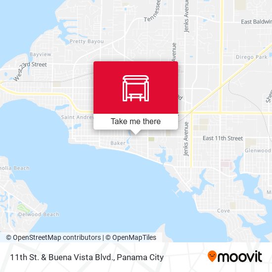 Mapa de 11th St. & Buena Vista Blvd.