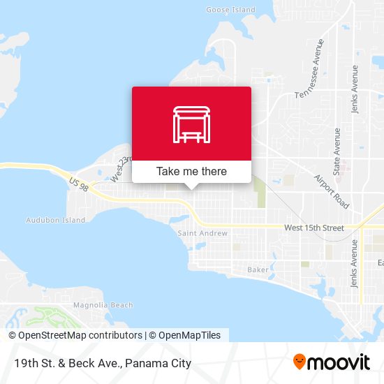 19th St. & Beck Ave. map