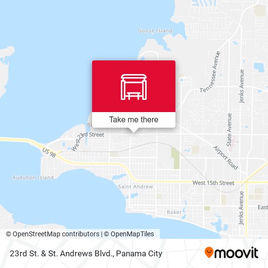 23rd St. & St. Andrews Blvd. map