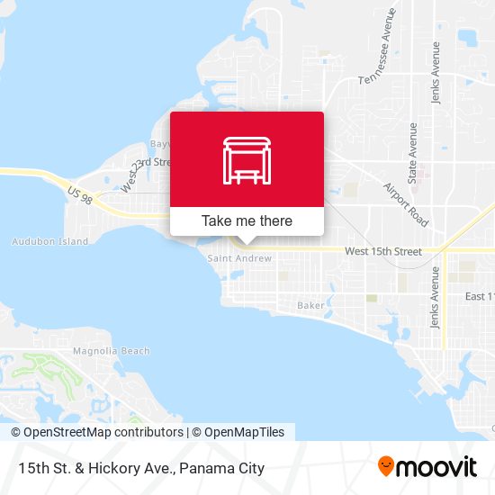 Mapa de 15th St. & Hickory Ave.