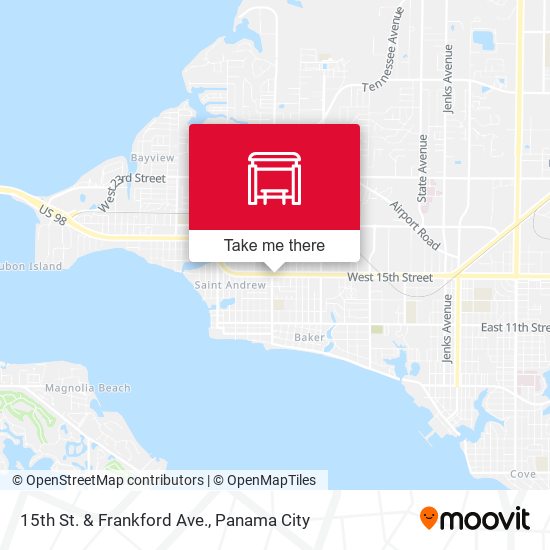 15th St. & Frankford Ave. map