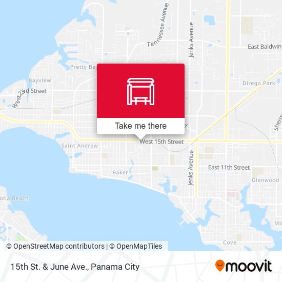Mapa de 15th St. & June Ave.