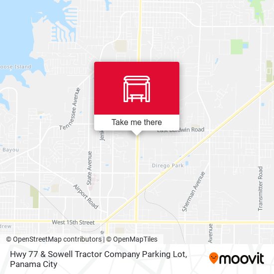 Hwy 77 & Sowell Tractor Company Parking Lot map