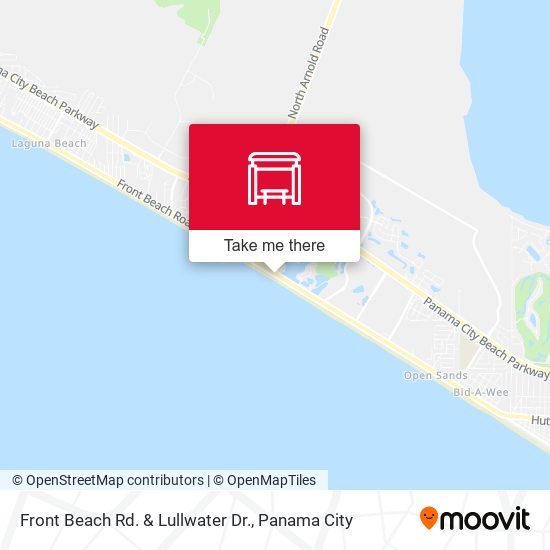 Front Beach Rd. & Lullwater Dr. map