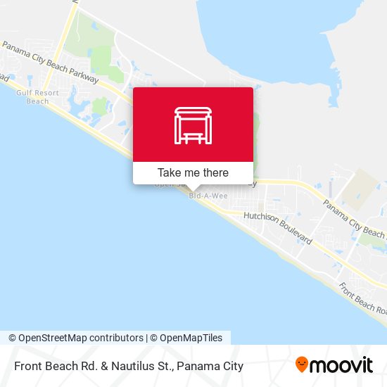 Mapa de Front Beach Rd. & Nautilus St.