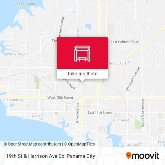 19th St & Harrison Ave Eb map