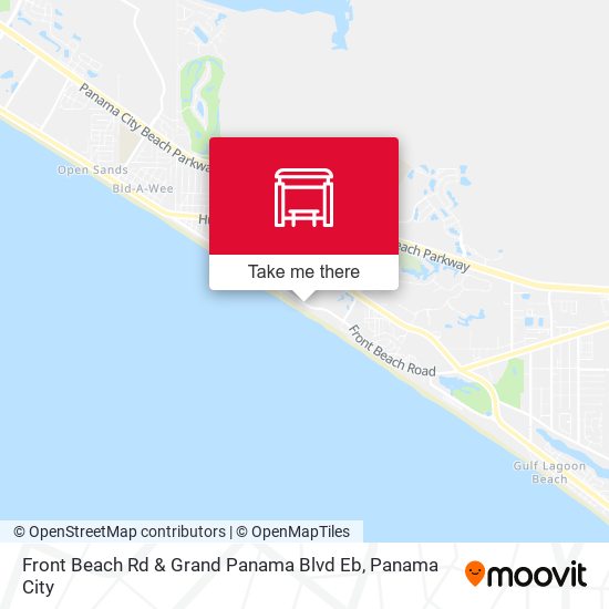 Mapa de Front Beach Rd & Grand Panama Blvd Eb