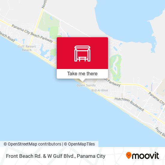 Front Beach Rd. & W Gulf Blvd. map