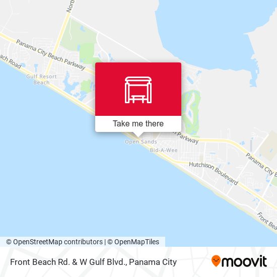 Front Beach Rd. & W Gulf Blvd. map