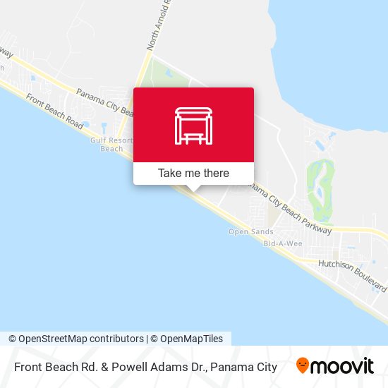 Front Beach Rd. & Powell Adams Dr. map