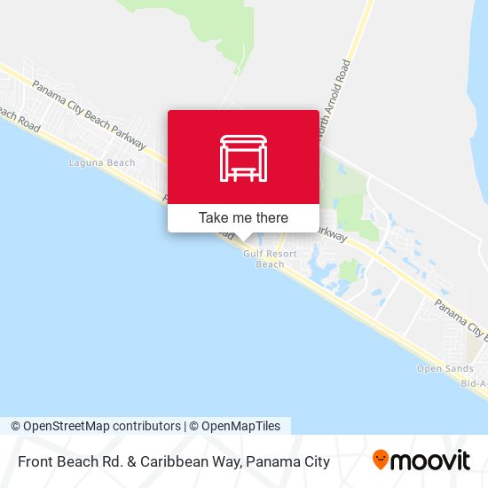 Front Beach Rd. & Caribbean Way map