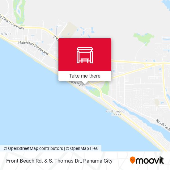 Mapa de Front Beach Rd. & S. Thomas Dr.