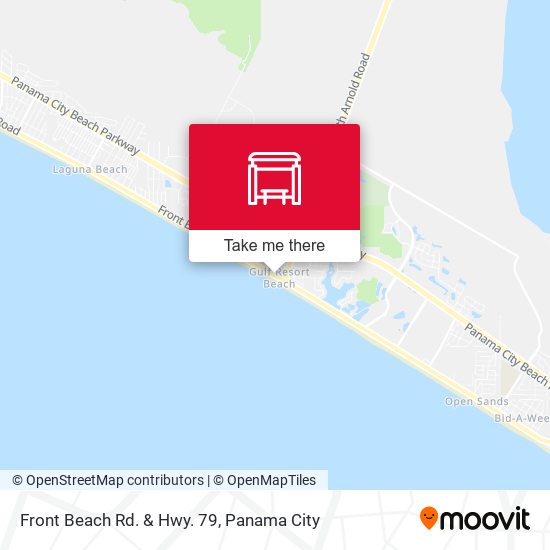 Front Beach Rd. & Hwy. 79 map
