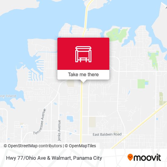 Mapa de Hwy 77/Ohio Ave & Walmart