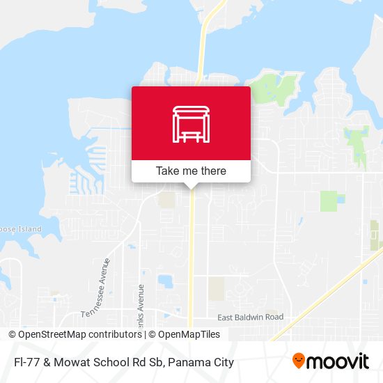 Fl-77 & Mowat School Rd Sb map