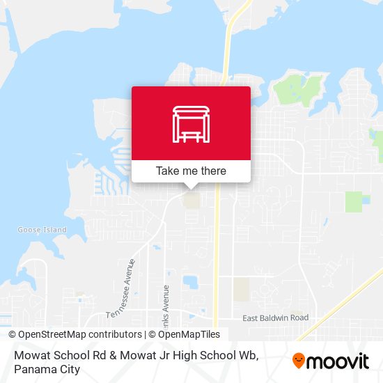 Mowat School Rd & Mowat Jr High School Wb map