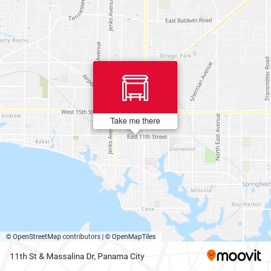 11th St & Massalina Dr map