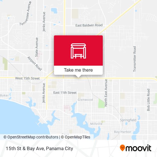 Mapa de 15th St & Bay Ave