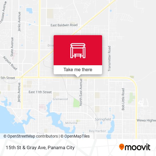 15th St & Gray Ave map