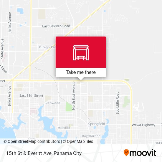 15th St & Everitt Ave map