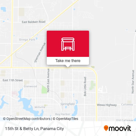 Mapa de 15th St & Betty Ln