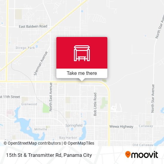 15th St & Transmitter Rd map