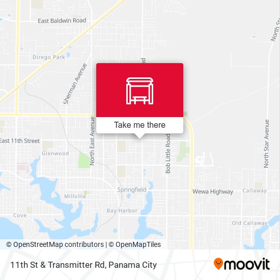 11th St & Transmitter Rd map