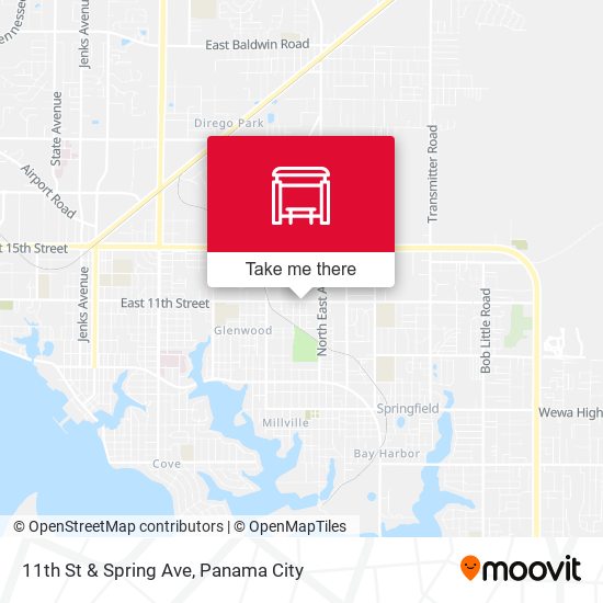 11th St & Spring Ave map