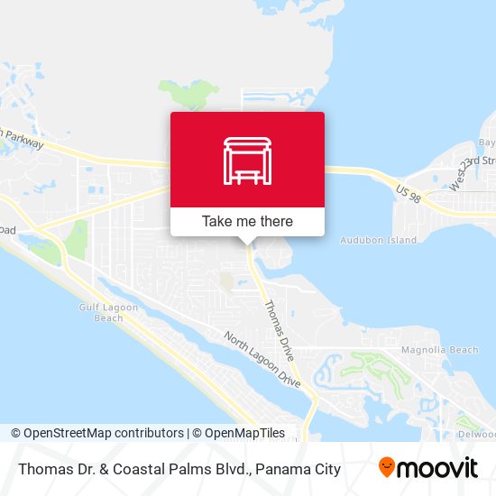 Thomas Dr. & Coastal Palms Blvd. map