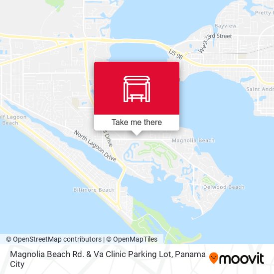 Mapa de Magnolia Beach Rd. & Va Clinic Parking Lot