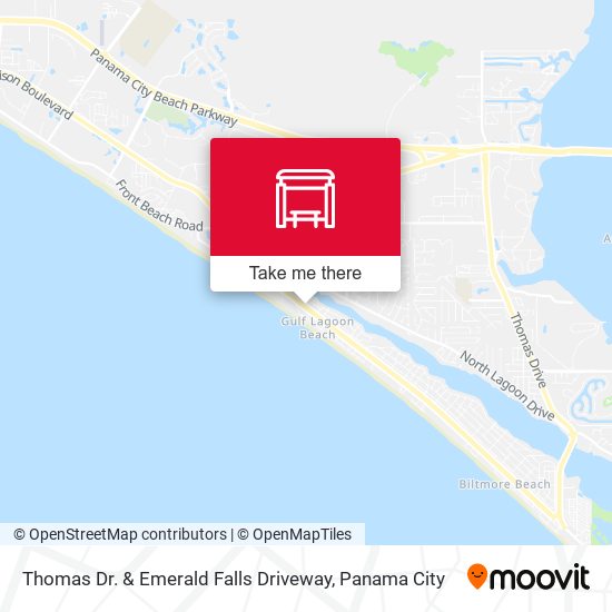 Thomas Dr. & Emerald Falls Driveway map