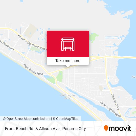 Front Beach Rd. & Allison Ave. map