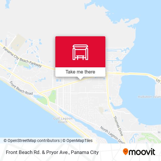 Front Beach Rd. & Pryor Ave. map