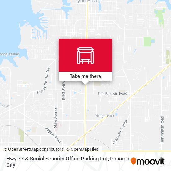 Hwy 77 & Social Security Office Parking Lot map