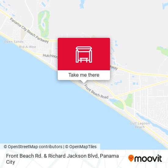Front Beach Rd. & Richard Jackson Blvd map