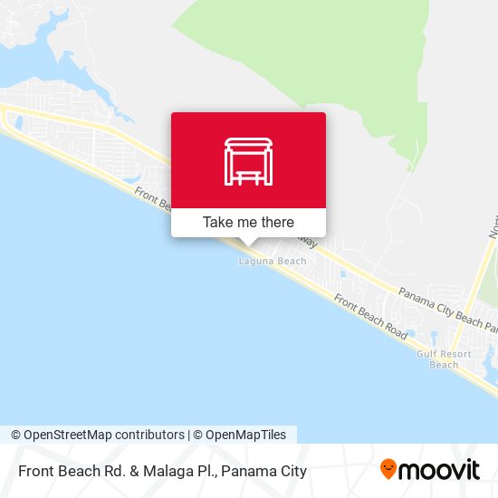 Mapa de Front Beach Rd. & Malaga Pl.