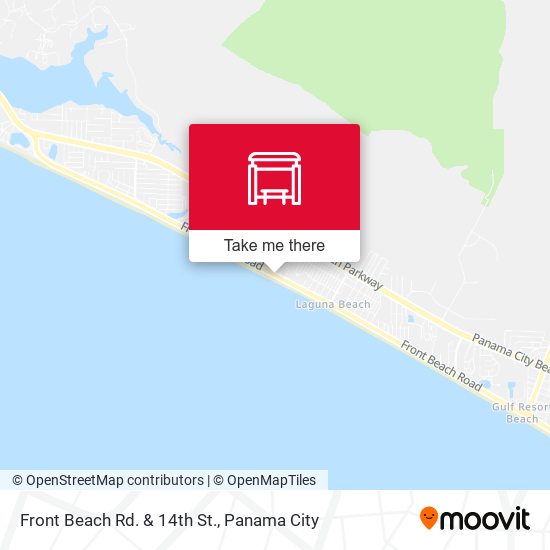 Front Beach Rd. & 14th St. map