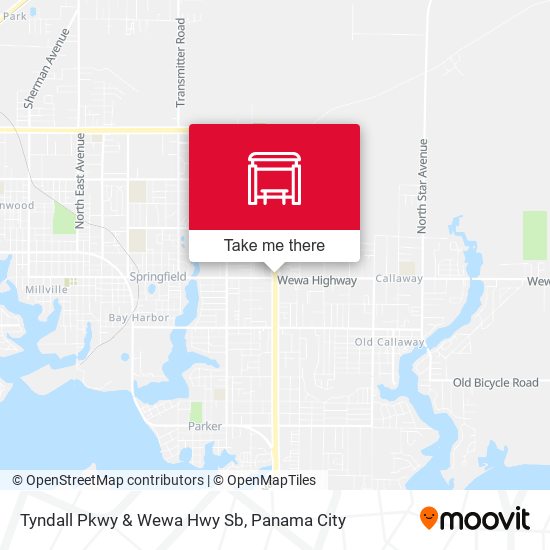 Mapa de Tyndall Pkwy & Wewa Hwy Sb