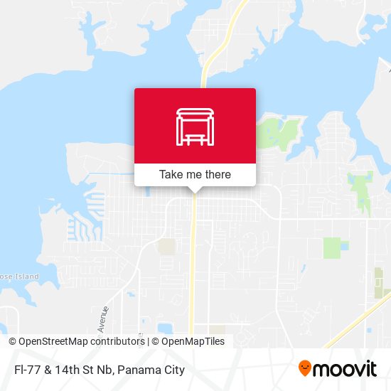 Fl-77 & 14th St Nb map