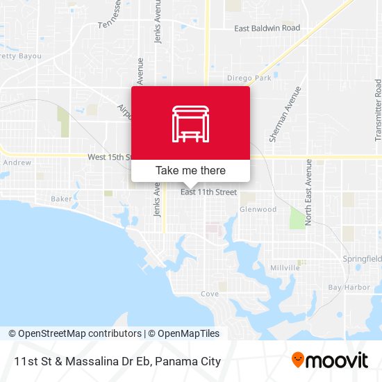 Mapa de 11st St & Massalina Dr Eb