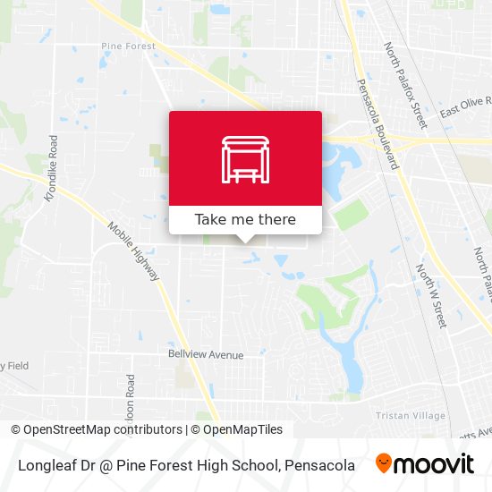 Mapa de Longleaf Dr @ Pine Forest High School