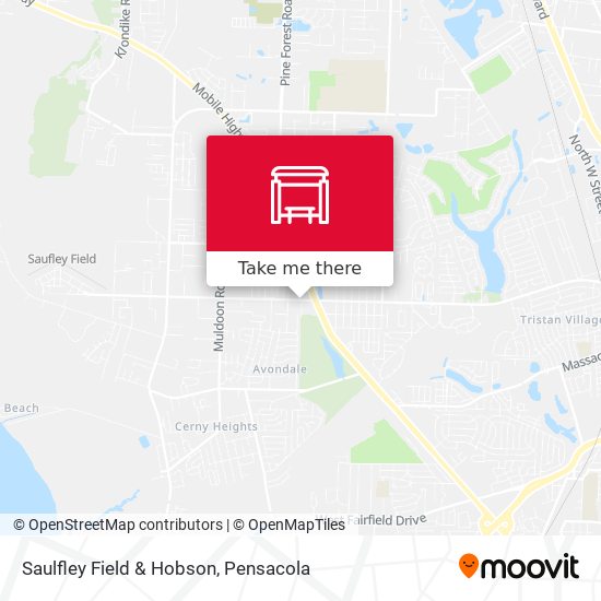 Saulfley Field & Hobson map