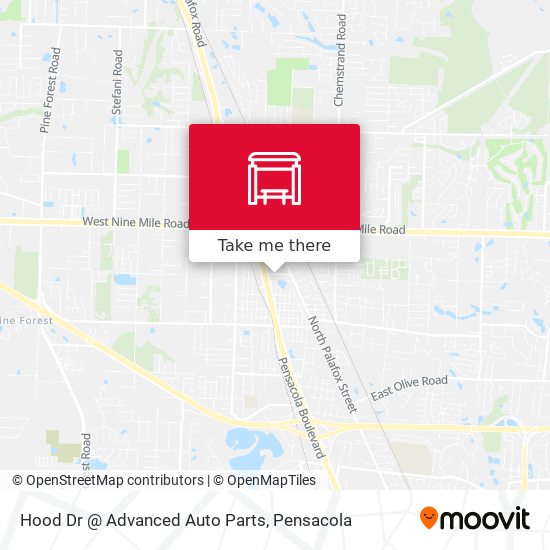 Hood Dr @ Advanced Auto Parts map